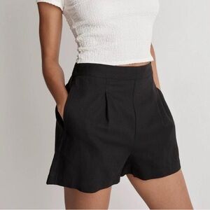 Madewell Black High Waist Women Shorts